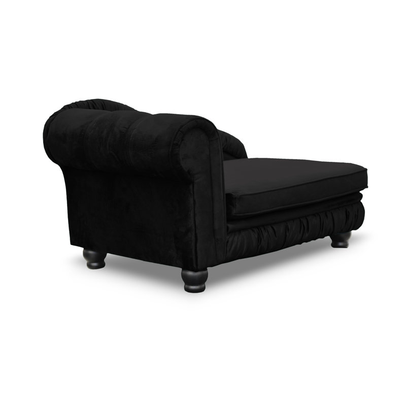 Alana Polyester Pet Bed, Black