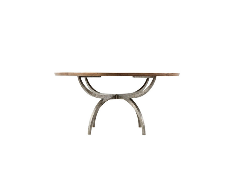 Echoes Round Solid Wood Dining Table, 30" H x 64" L x 64" D