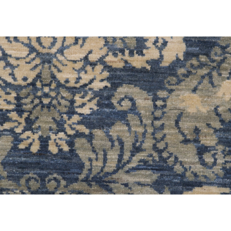 Wool Damask Area Rug