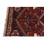Tapis décoratif en laine rouge shiraz de conception unique 3 pi 6 po x 5 pi 1 po noué à la main 2010s