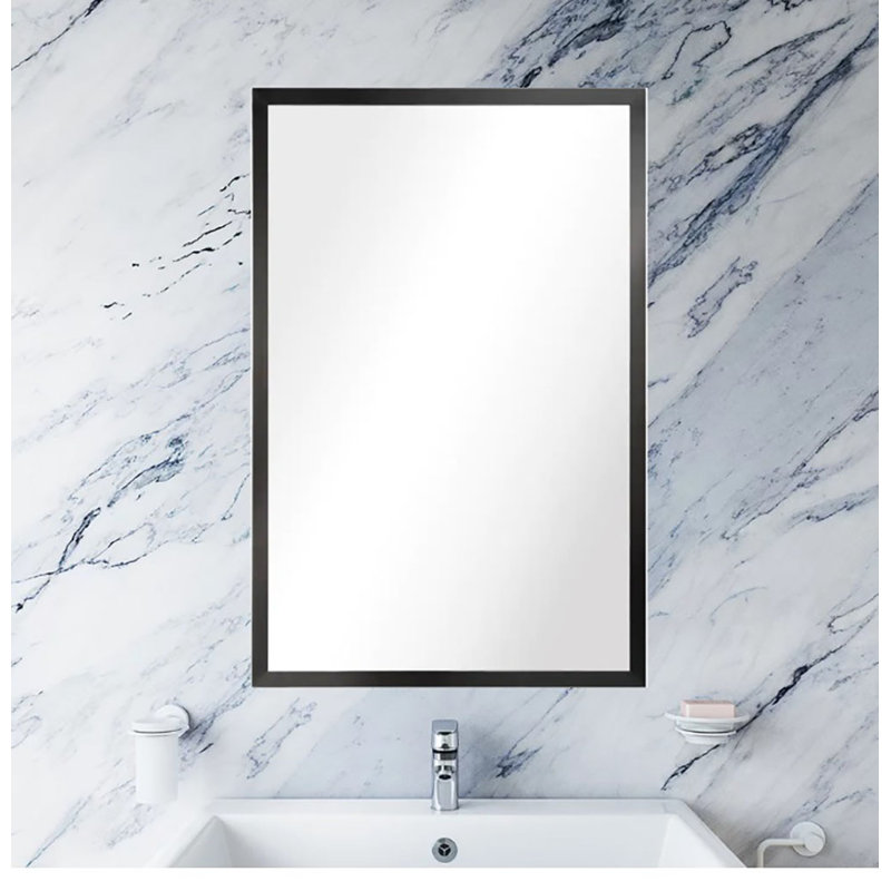 Miroir de salle de bain, Blanc