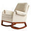 Chaise berçante moderne et confortable