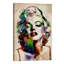 Watercolour Marilyn Monroe by Michael Tompsett - Print on Canvas-1973074189-1973074184