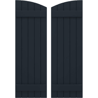Volets de planche-n-lattes jointes avec plateau elliptique Americraft (2 lattes) (par paire)