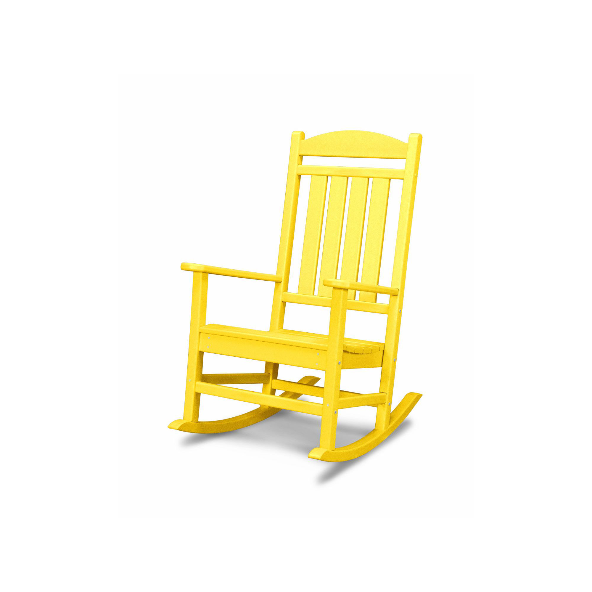 POLYWOOD Rocker Rocking Chair, Lemon