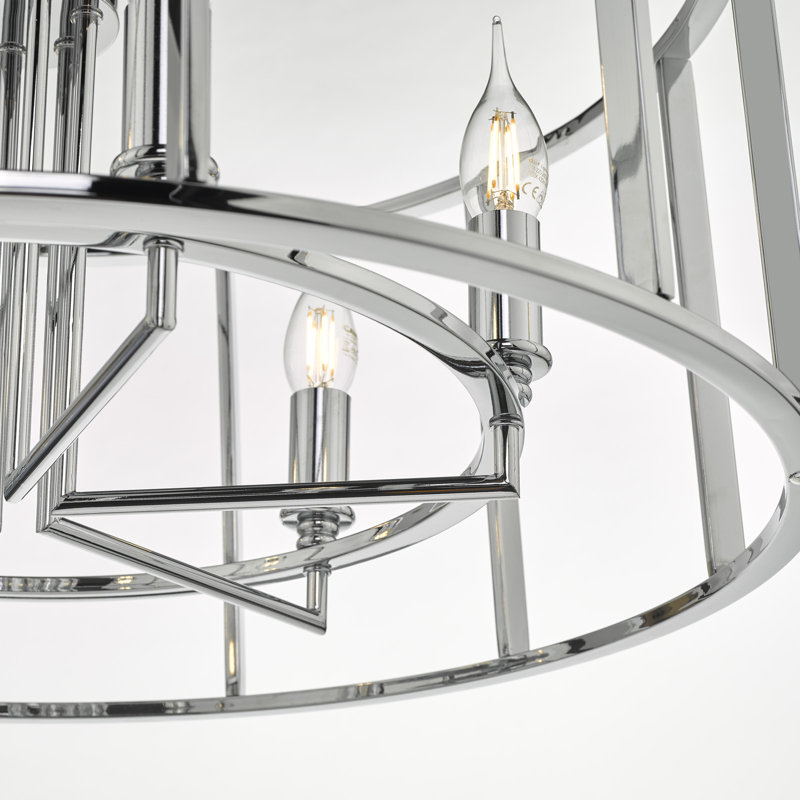 6 - Light Polished Chrome Pendant