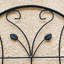 Ensemble de 4 treillis de jardin en métal 86,7 po x 19,7 po antirouille