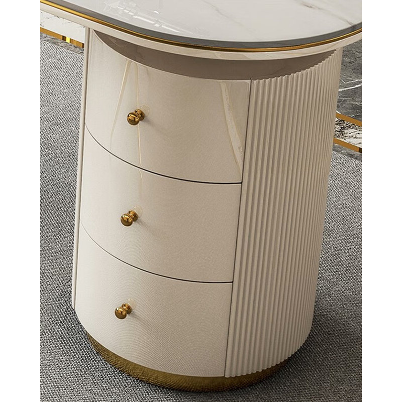Armoire à tiroirs en pierre frittée Light Luxury, H 29,53 po x l 55,12 po x P 23,62 po