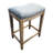 Roundcliff  Stylist French  Velvet Counter Stool With Nail Head Trim-1726568839