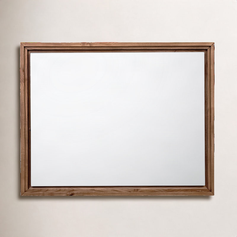 Finnian Rectangle Mirror, Walnut