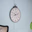 Horloge murale ovale