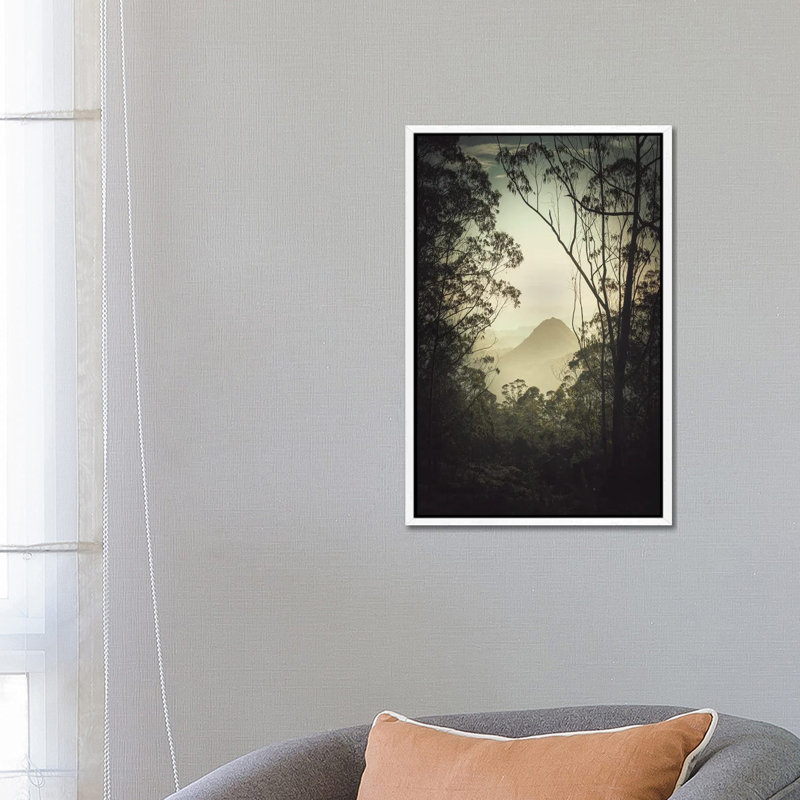 Japanese Estampe II by Annabelle Chabert - Gallery-Wrapped Canvas Giclée on Canvas, 66.04 cm H x 45.72 cm W, White Framed