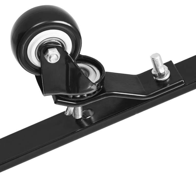 17 Stories Ladder Roof Hook Stabilizer 2 Pack with Fixed Wheel & Swivel Bar Steel