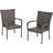 Outdoor Brown Wicker Dining Chairs-1383395699
