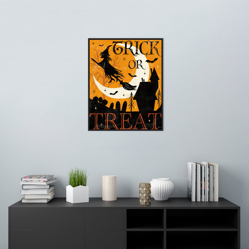 «Halloween is Calling II» par Véronique Charron, reproduction d'art sur toile