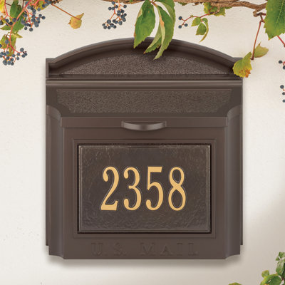 Locking Wall Mounted Mailbox