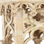 Lanterne blanche décorative d'intérieur en bois