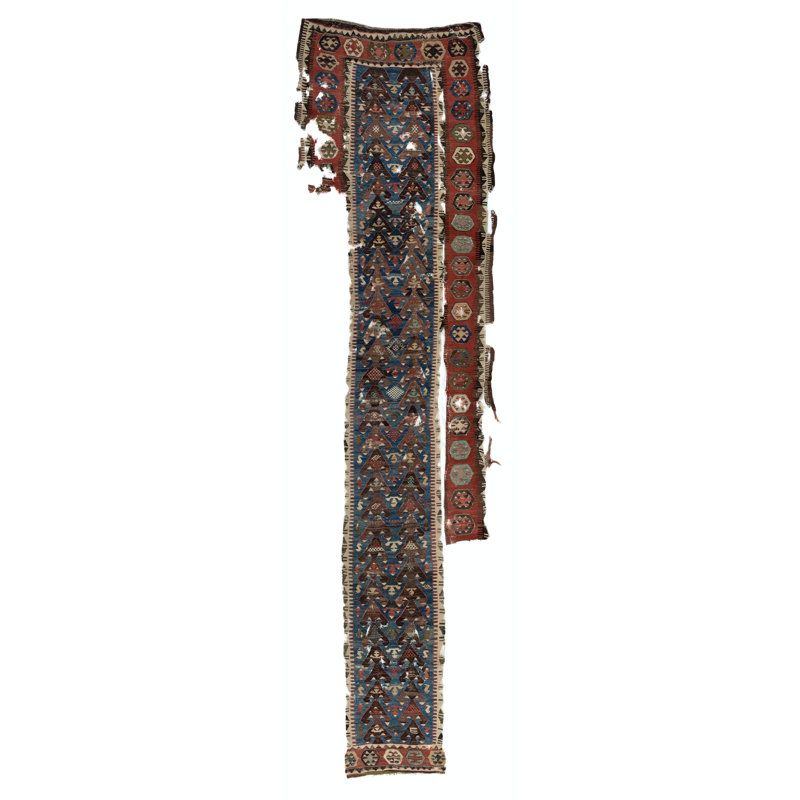 Fragment de kilim anatolien antique, 18e siècle