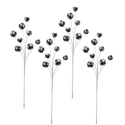 S/4 27" Black/White Ball Spray