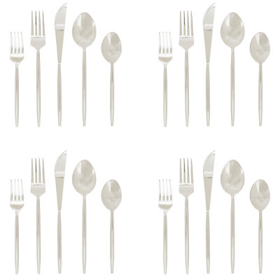 Sleek Shine Everyday Flatware