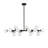 Jewellia 16 - Light Dimmable Bubble Glass Sputnik Modern Linear Chandelier-305184211