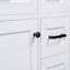 Meuble-lavabo blanc de 30 po avec armoire à tiroirs et plateau pratique-1240018177