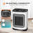 R.W.FLAME 1500 Watt 5100 BTU Electric Compact Space Heater with Adjustable Thermostat-74054181