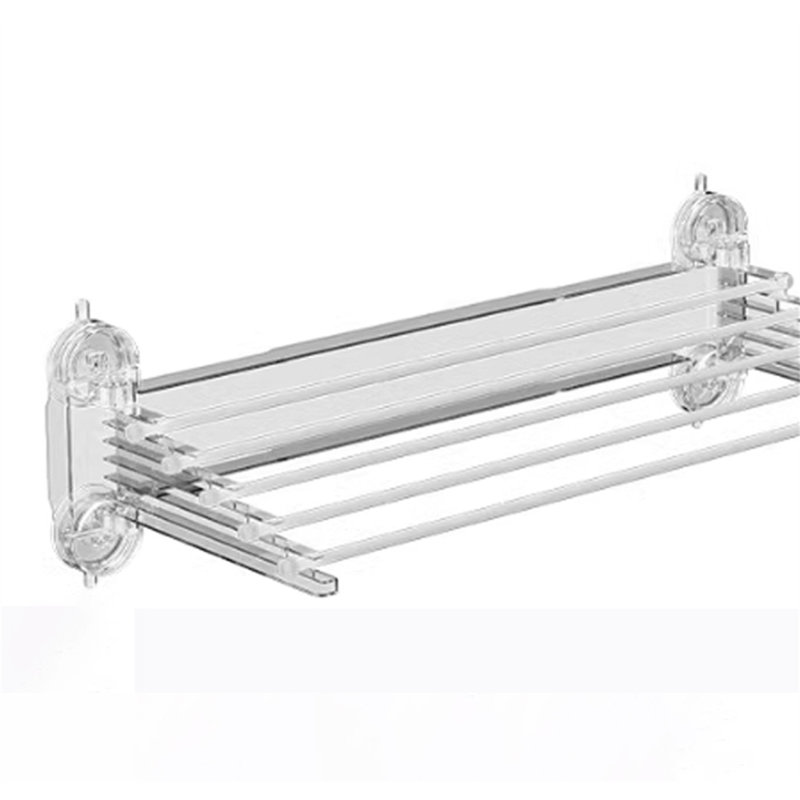 Séchoir à linge pliable Suctionstep, Blanc