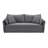 Irina 87.8" Sleeper Sofa, Gray Fabric-1725076541
