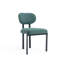 Ensemble de 2 chaises de salle à manger modernes, rembourrées Boucle-129765610-129765609
