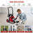 100ft x 3/8in Auto Feed Drain Cleaner Machine, 370W Portable Sewer Snake Auger with 8 Cutters & Air-Activated Foot Switch for 1" to 4" Pipes