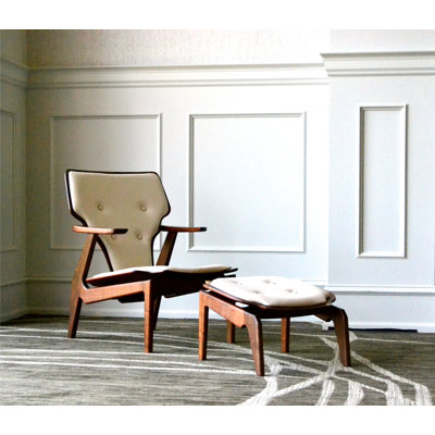 Lounge Chair with Ottoman