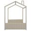 Velvet House Bed Wood Bed-1686451457-1686451460