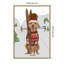«Pitbull Skiing» par Fab Funky, impression sur toile encadrée