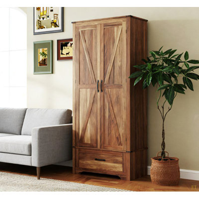 Armoire de cuisine, armoire avec tablettes réglables