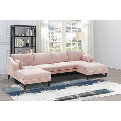 Kaiayyi Upholstered U-Shaped Sectional Symmetrical