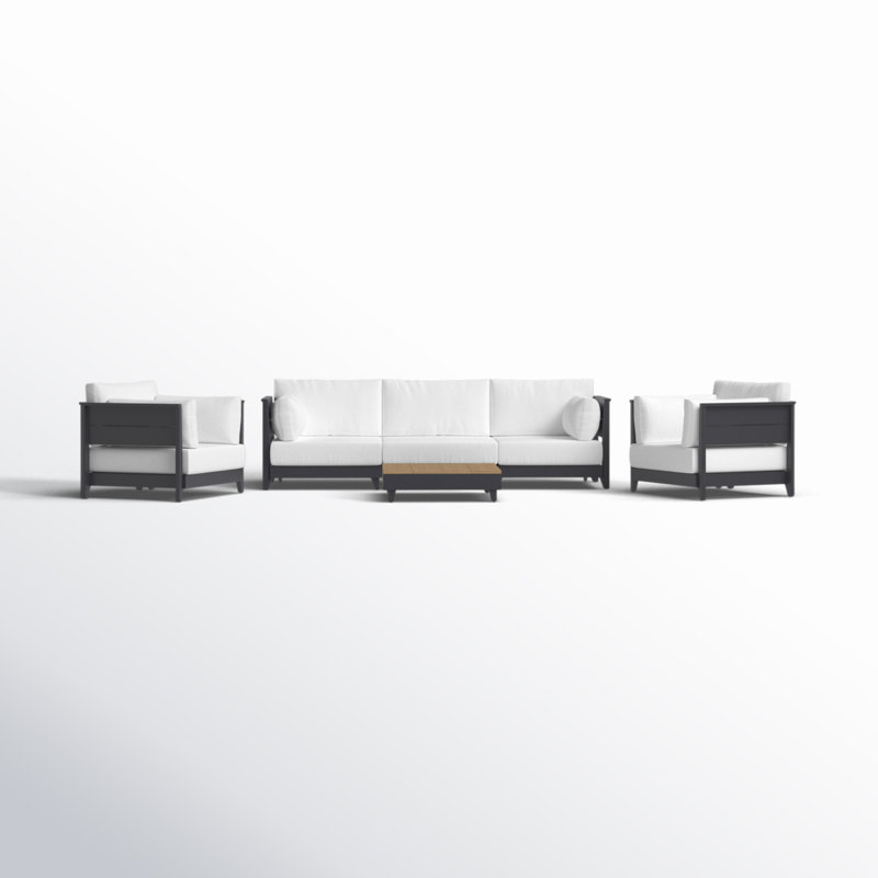 Ensemble de conversation multi-chaises 6 pièces Dez
