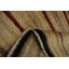 Tapis rayé beige et rouge style Gabbeh 7 x 10 Serenity