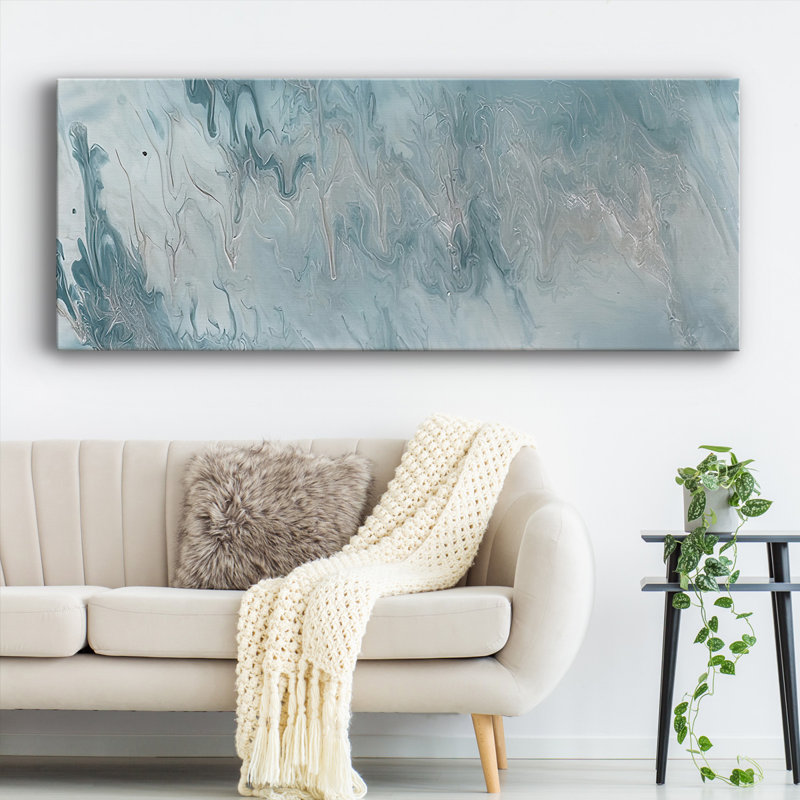 Cirrus II sur toile, H 24 po x l 60 po x P 1,5 po