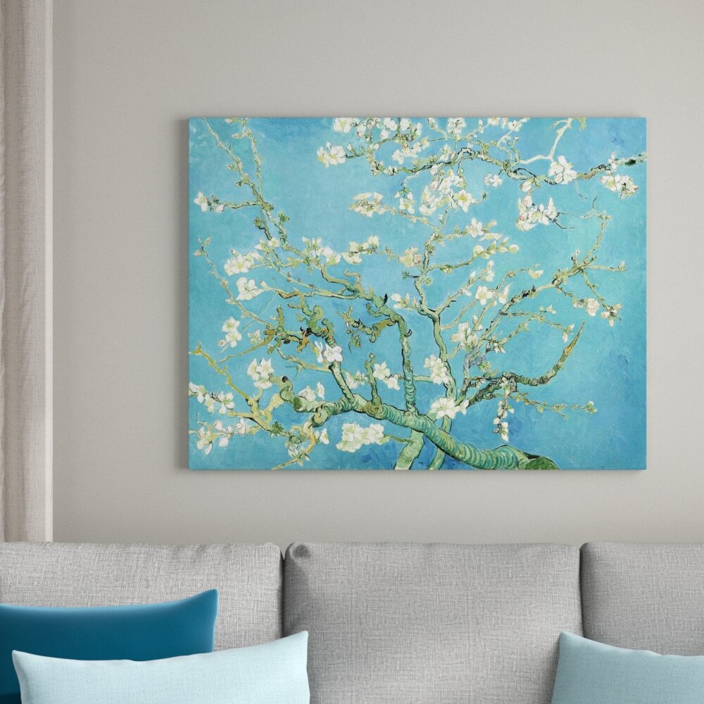 Leinwandbild Mandelblüte von Vincent Van Gogh