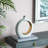 Round Vase,White/Gold