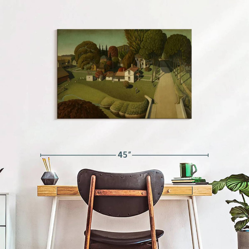 Alvord The Birthplace Of Herbert Hoover, 24" H x 36" W