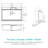 Drop In Waterfall Kitchen Sink - 33X22" Composite Granite Quartz Single Bowl Workstation Kitchen Sink With Pull-Out Faucet-114463578