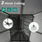 Outdoor Patio Metal Frame Gray Wood Grain Resin Roof Gazebo with Privacy Curtain Mosquito Netting-118232586-121781435