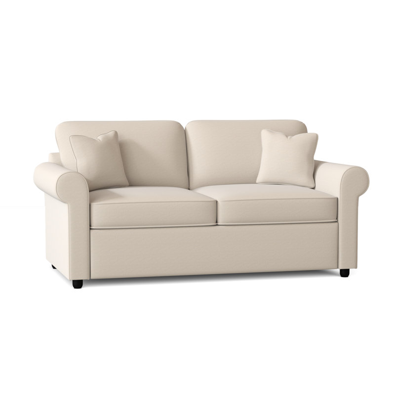 Warrington 76'' Upholstered Sleeper Sofa, Bayou Natural Canvas