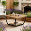 Frame Coffee Table with Storage