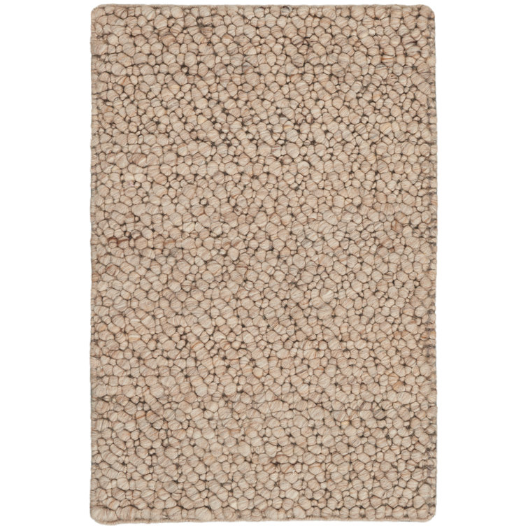 Riverstone Wool Area Rug in Brown