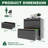 metal frame File Cabinet with 2 Drawers-1081267160