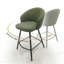 Tabouret de comptoir pivotant 26 po Yandier-243953195