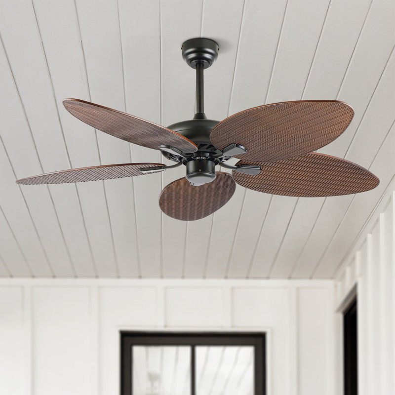 Crellin 52'' Ceiling Fan, Light Brown